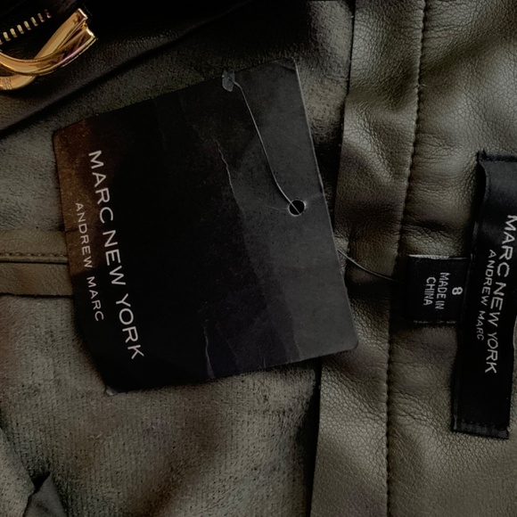 MARC NEW YORK OLIVE PANTS - Picture 3 of 4